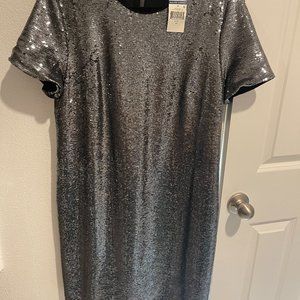 Ralph Lauren Silver Sequin Dress